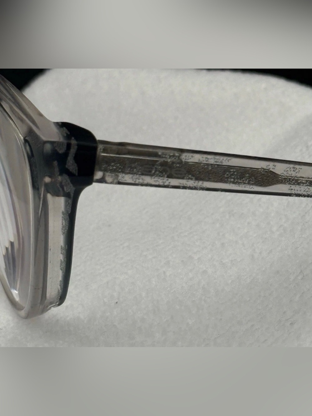 Bebe Eyeglasses, Frames Only, BB5208 050 52-17-135 Plastic Grey Animal - Picture 6 of 10